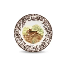 Spode Woodland 10.5" Dinner Plate, Rabbit - Fine Earthenware -Dishwasher Safe