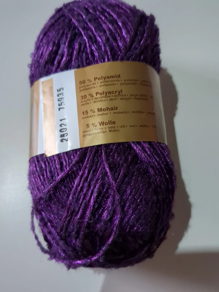 Woll Butt Luna Lila - Bild 3 von 4