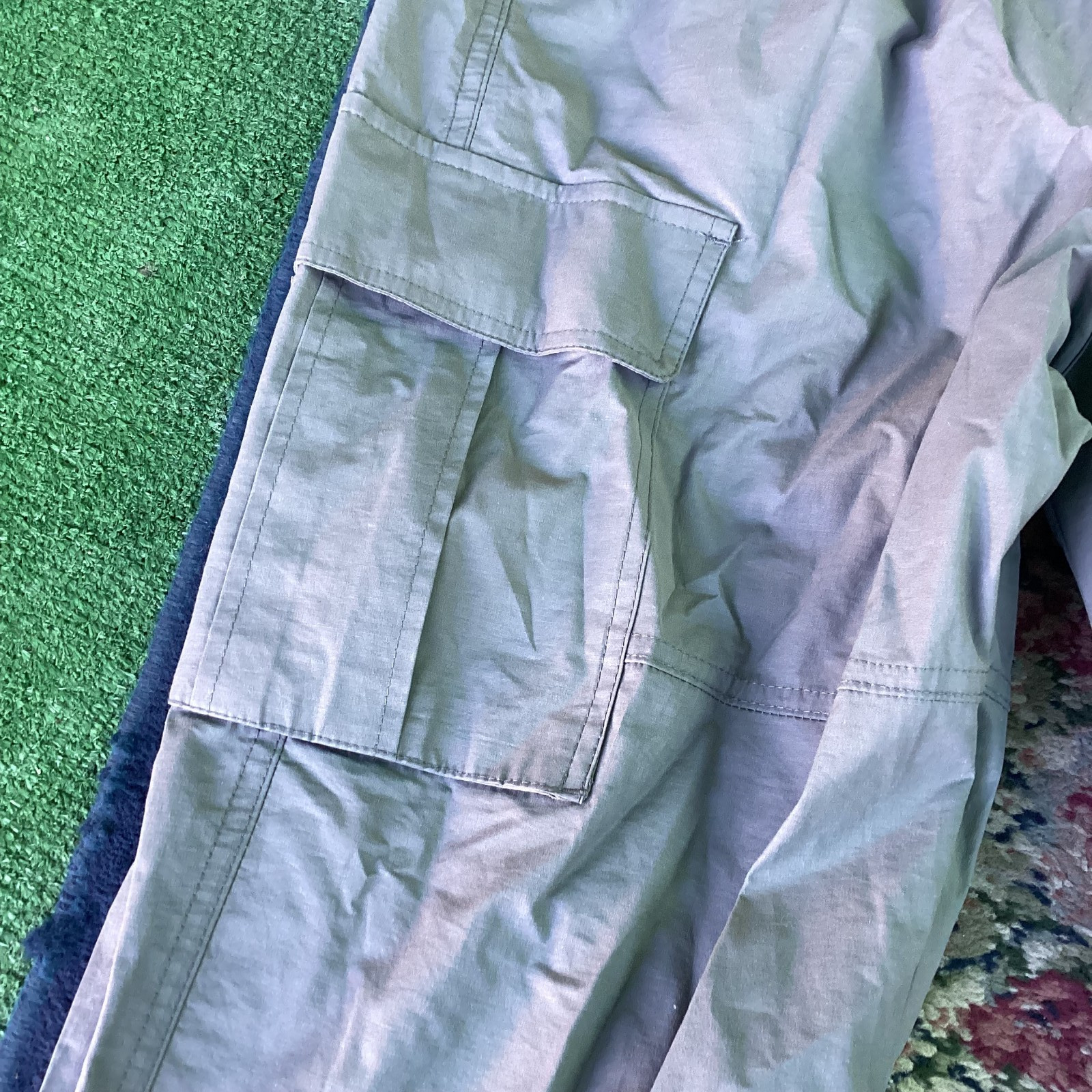 CSG Men's Solid Essential Drawstring Tie Waist Ca… - image 4