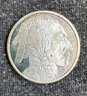 1 OZ .999 FINE SILVER SILVERTOWNE BRAND BUFFALO INDIAN HEAD ROUNDS - BULLION
