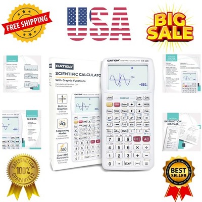 Scientific Calculator with Graphic Functions - Multiple Modes with Intuitive ...