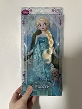 Disney Store Frozen Elsa Doll 12” 2013 Original Release Disney Parks NIB