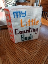 My Little Counting Book Handcrafted Plastic Canvas Learning Numbers Toddler Gift