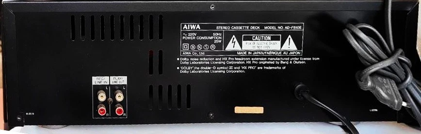 Registratore AIWA tape deck cassette piastra - Immagine 3 di 3