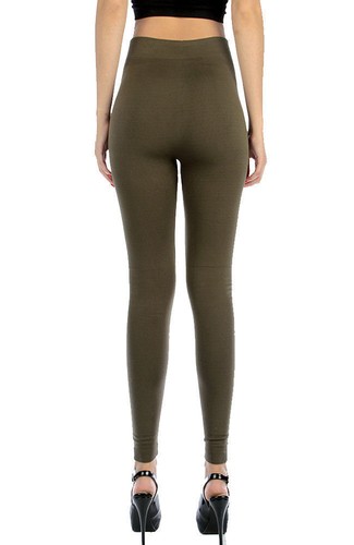NEU DAMEN DAMEN SUPER WEICH STRETCH DICK WARM FELL FLEECE GEFÜTTERT LEGGINGS - Bild 4 von 4