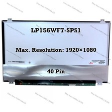 LP156WF7-SPS1 LP156WF7 SP S1 15.6" FHD 1920 1080 LED LCD Screen Display Panel