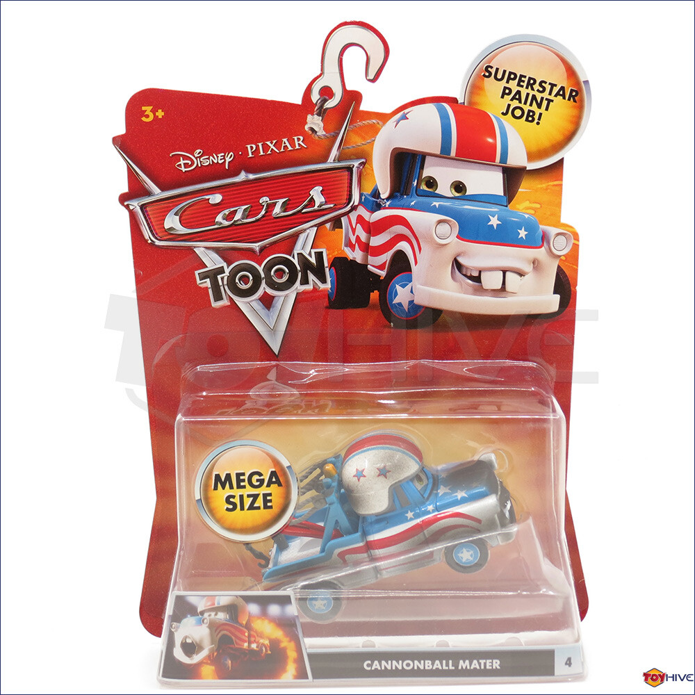 Disney Pixar Cars Toon Cannonball Mater #4 Mega Size Deluxe by