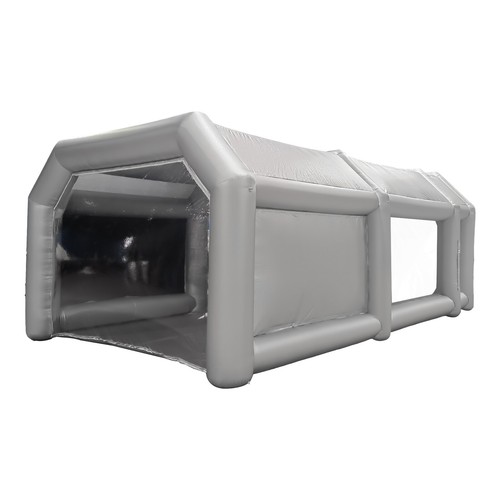 Cabina de pintura en aerosol gigante inflable para automóvil cubierta de automóvil tienda de garaje 2 filtros portátil - Imagen 28 de 39