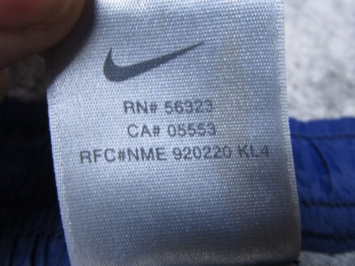 Nike Pants Boys Medium 8-10 Track Blue Running Windbreaker Performance Athletic - Picture 9 of 11