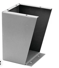 Floor Stand Kit, 12" x 12", Gray, Steel