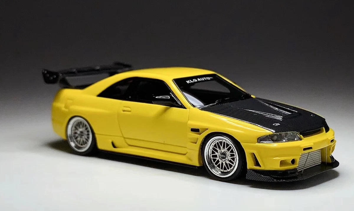 404Error 1:64 Yellow JDM Skyline GTR R33 Sports Model