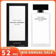 Pure Musc For Her by Naarciso Rodriguez 3.3 oz/100ml EDP Spray Women Perfume New