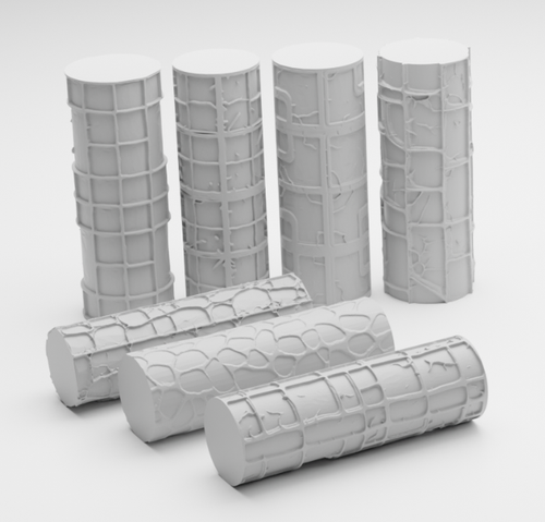Strukturwalze Für Styrodur & XPS-Schaum - 3D-Druck Terrain-Walze 28mm/32mm