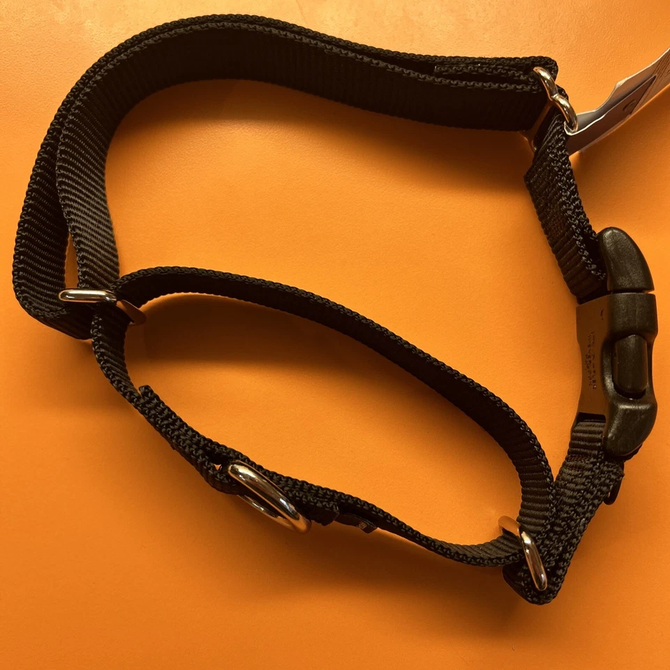 NUEVO Collar de perro PetSafe Martingala Quick Snap 1” grande 13"-20" nailon negro Foto 4 de 4