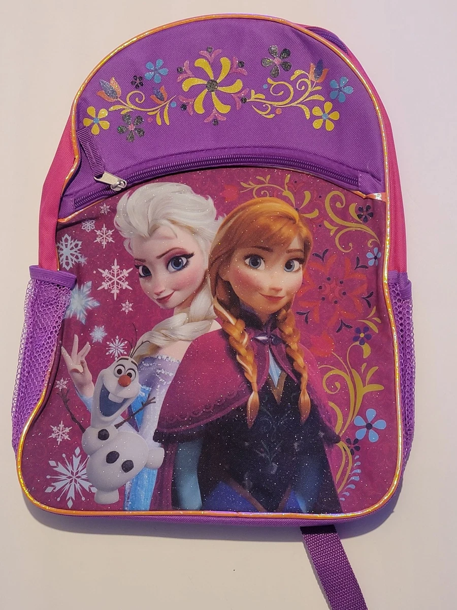 Disney Frozen 11 Mini Backpack Anna Elsa Girls w/ Purple