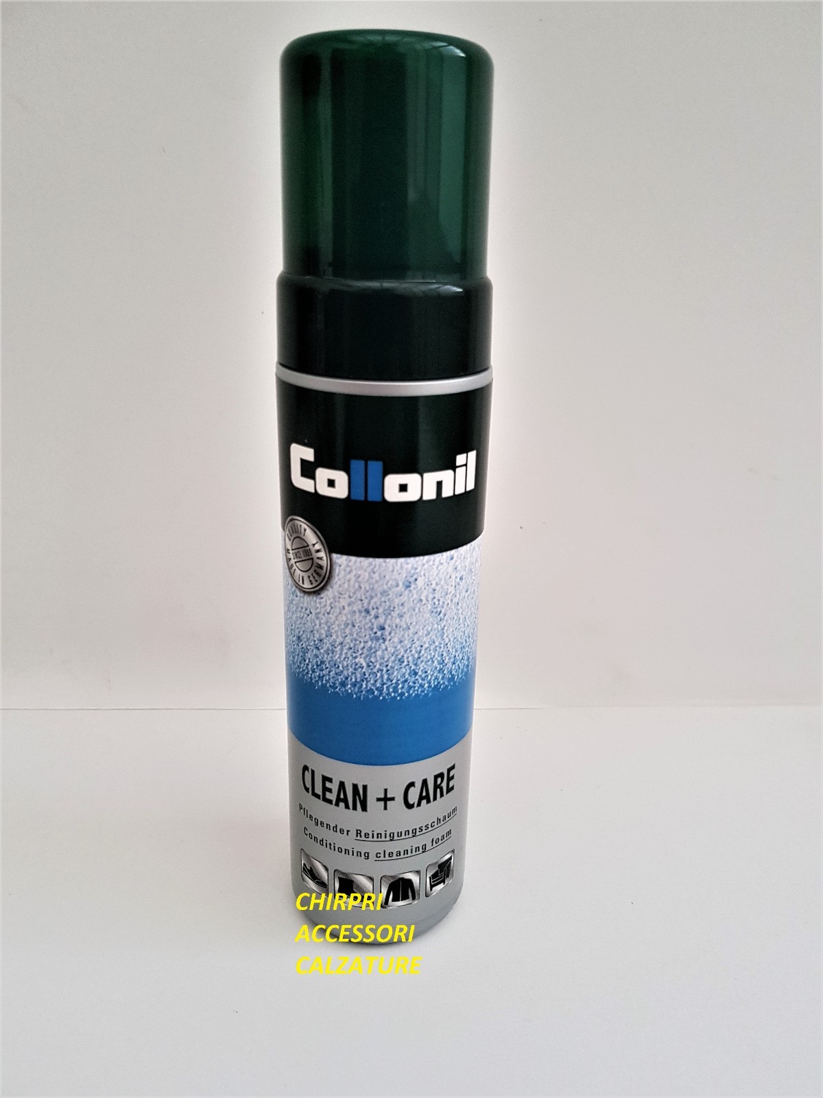 Collonil Clean&Care Schiuma ML.200 -Pulisce e protegge tutti i tipi di materiali