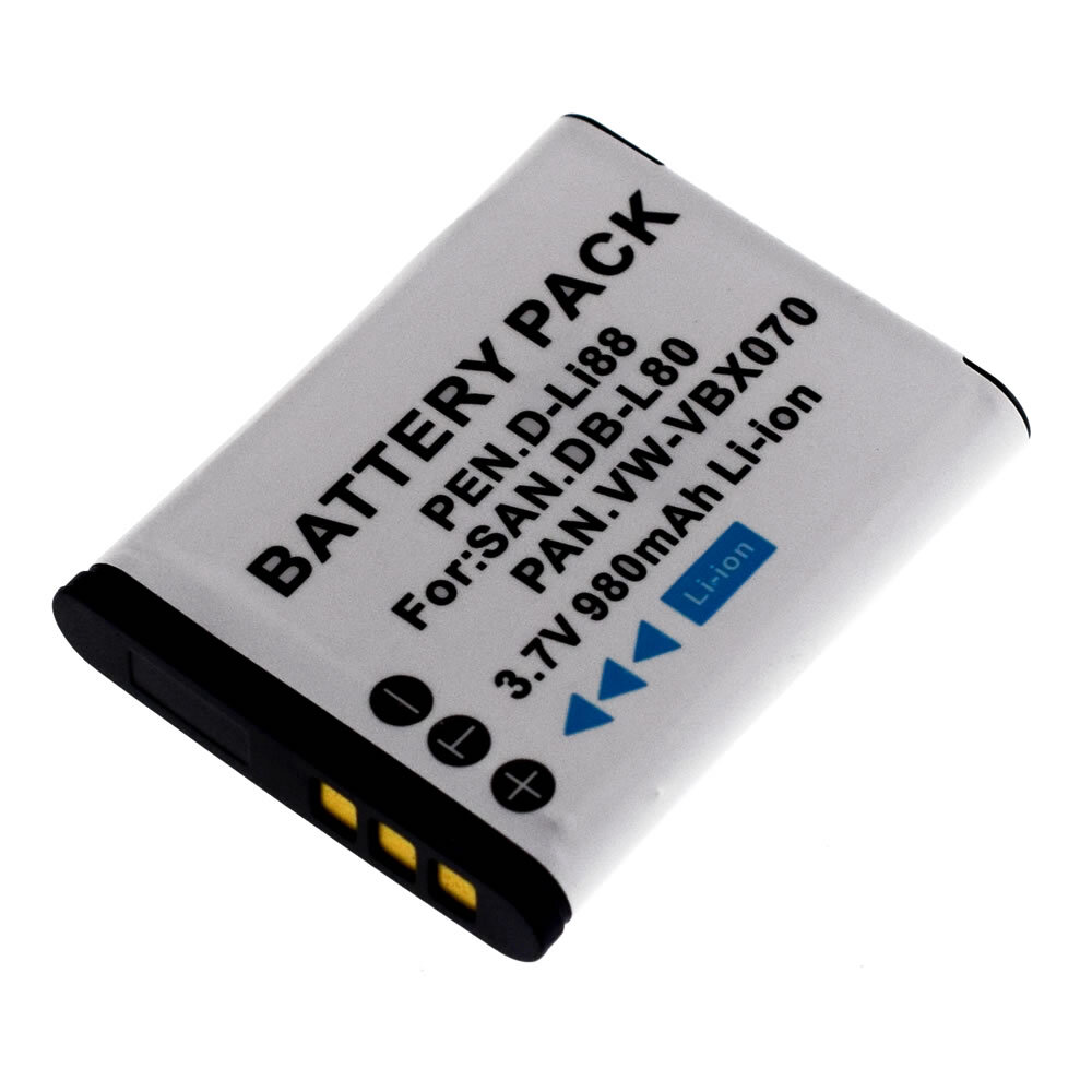 Battery 2Pack For Sanyo Xacti VPC-CG10,VPC-CG20, VPC-CG21, VPC