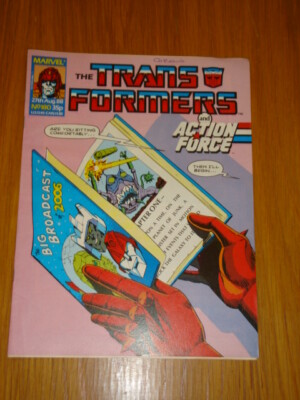 TRANSFORMERS BRITISH WEEKLY #180 MARVEL UK COMIC 1988