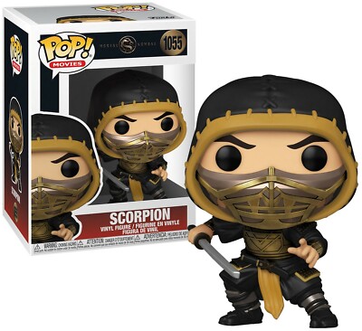 Mortal Kombat POP! Movies Scorpion Vinyl Figure #1055 [Masked, Regular Version]