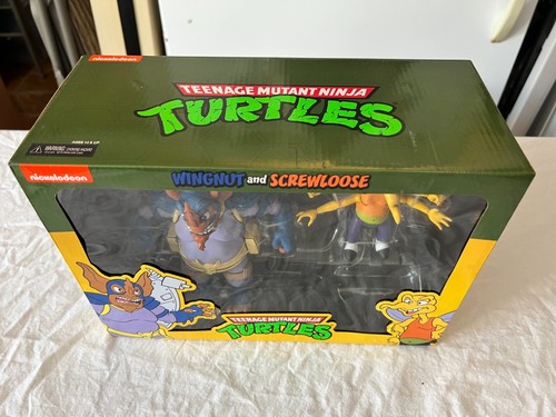 NECA Teenage Mutant Ninja Turtles Wingnut and Screwloose Neu in versiegelter Verpackung Actionfiguren - Bild 2 von 5