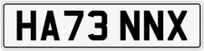 HANNAH X❤ HANNA HAN HANS PRIVATE PERSONAL CAR REGISTRATION NUMBER PLATE HA73 NNX