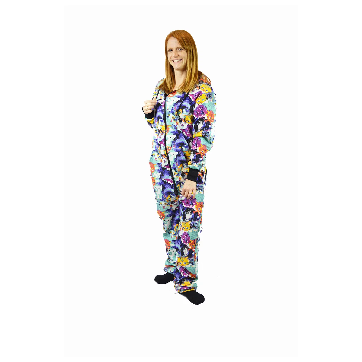 Plus size online drop seat pajamas