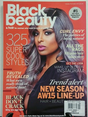 Black Beauty & Hair UK Curl Envy Styles Natural Oct Nov 2015 FREE SHIPPING