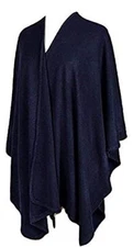Beaute Fashion Womens Draped Ruana Shawl Cape Poncho Great Gift