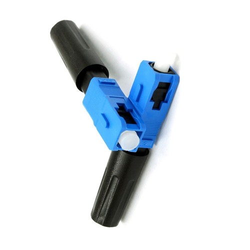 50PC SC Optic Fiber Quick Connector UPC Fast Connector Single Mode FTTH SC - Photo 6/9