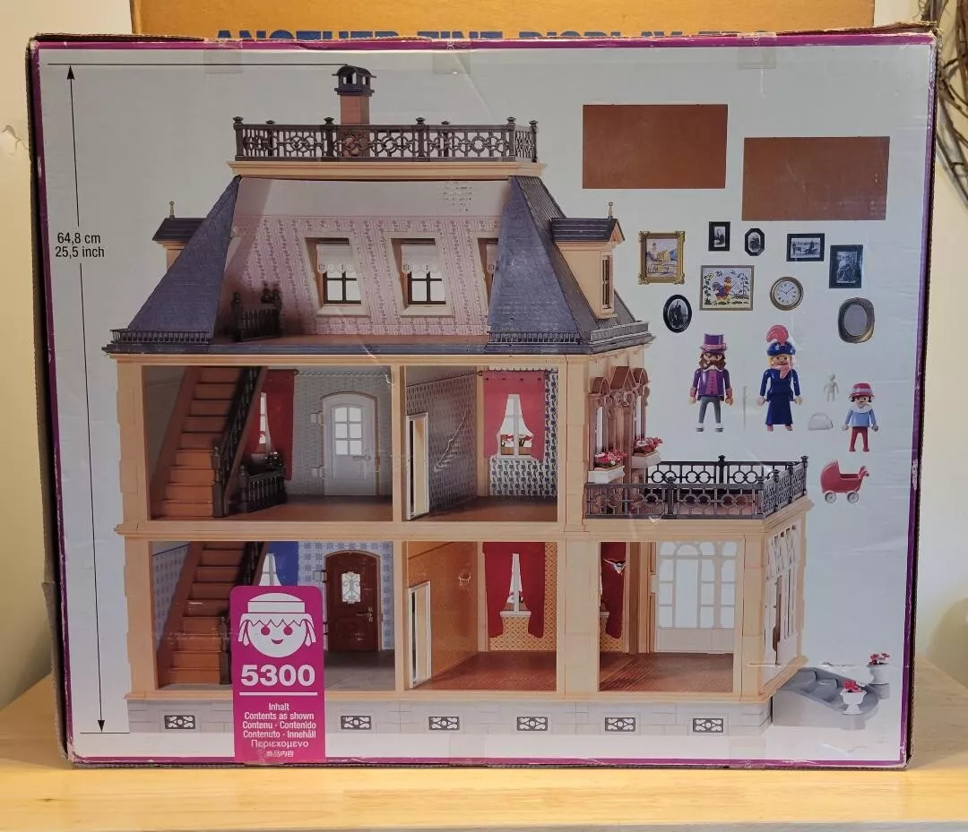 Playmobil 5300 best sale large victorian dollhouse