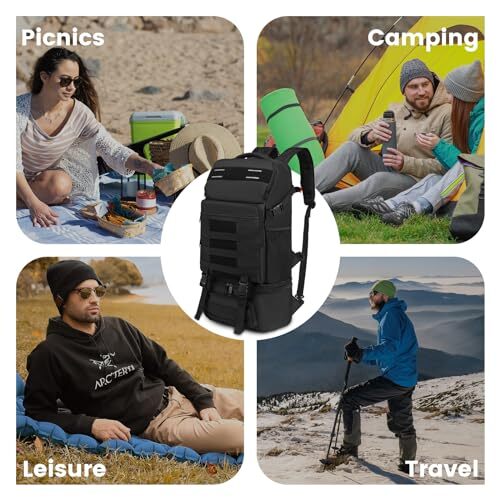 Lunch Backpack, Insulated Cooler Backpack Removable Lunch Box for Men Women, ... - Picture 6 of 6