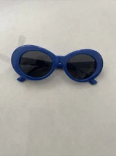 Blue Party Sunglasses Women’s Men’s  New Retro Vintage Cool Style Adult Size.