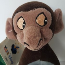 Vintage 1999 Club Disney Beanbag Plush Tarzan Baby Baboon with Tag 9"