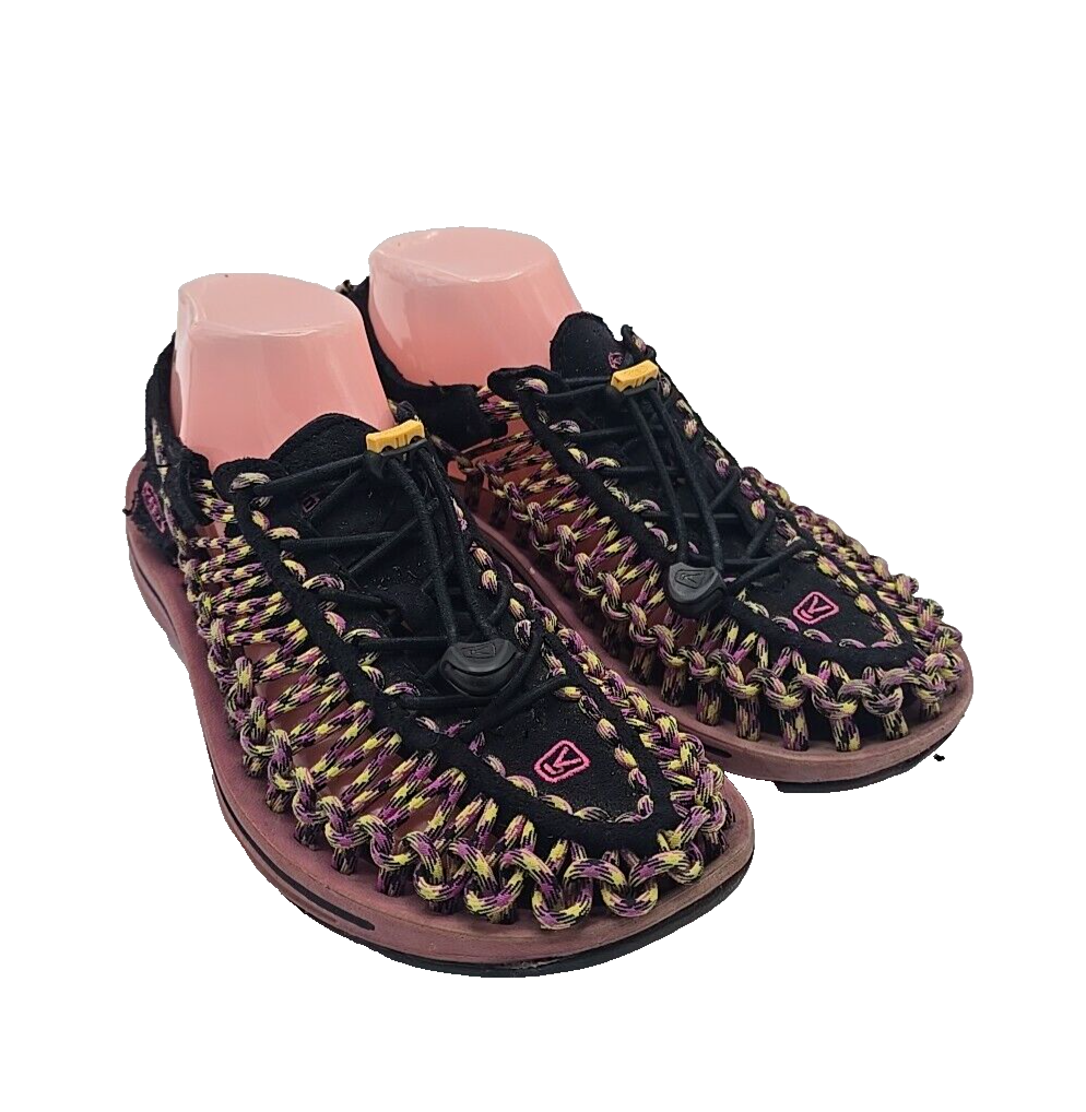 Sandali donna KEEN Uneek rosa intrecciato corda pescatore outdoor acqua taglia 7 5