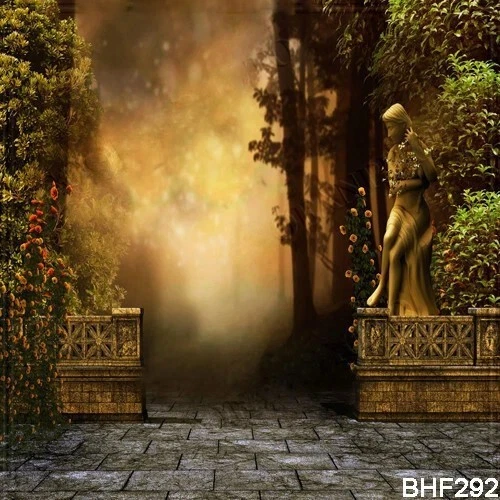 Fondo de tela de microfibra para árboles estatuarios de jardín marrón Huayi BHF292 Foto 2 de 4