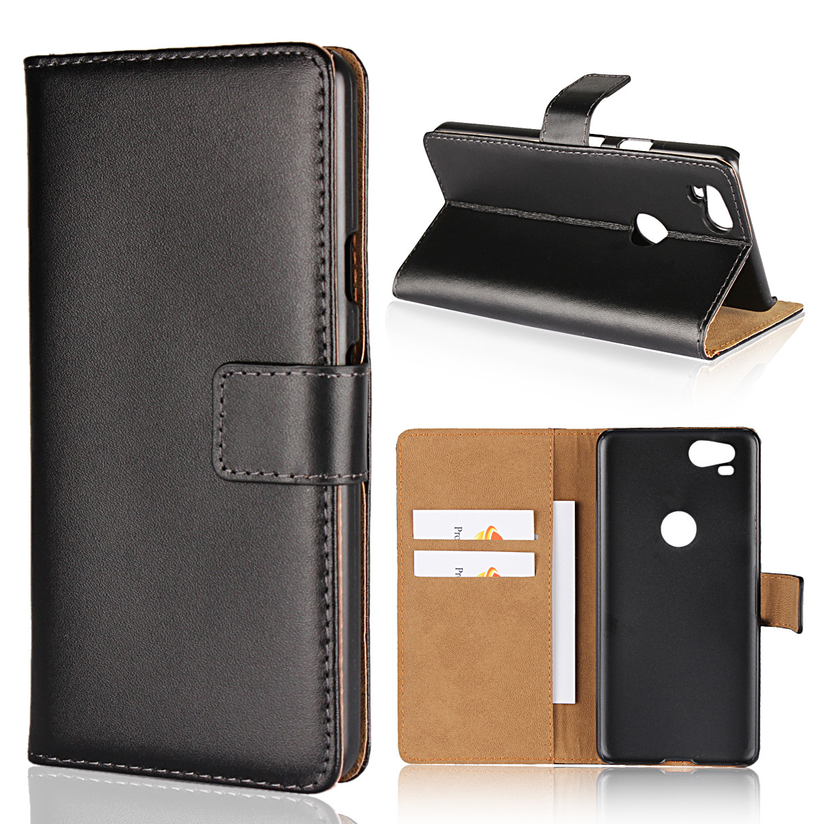 GENUINE Leather Wallet Flip Case Cover For Google Pixel 3A XL 3 XL 3XL