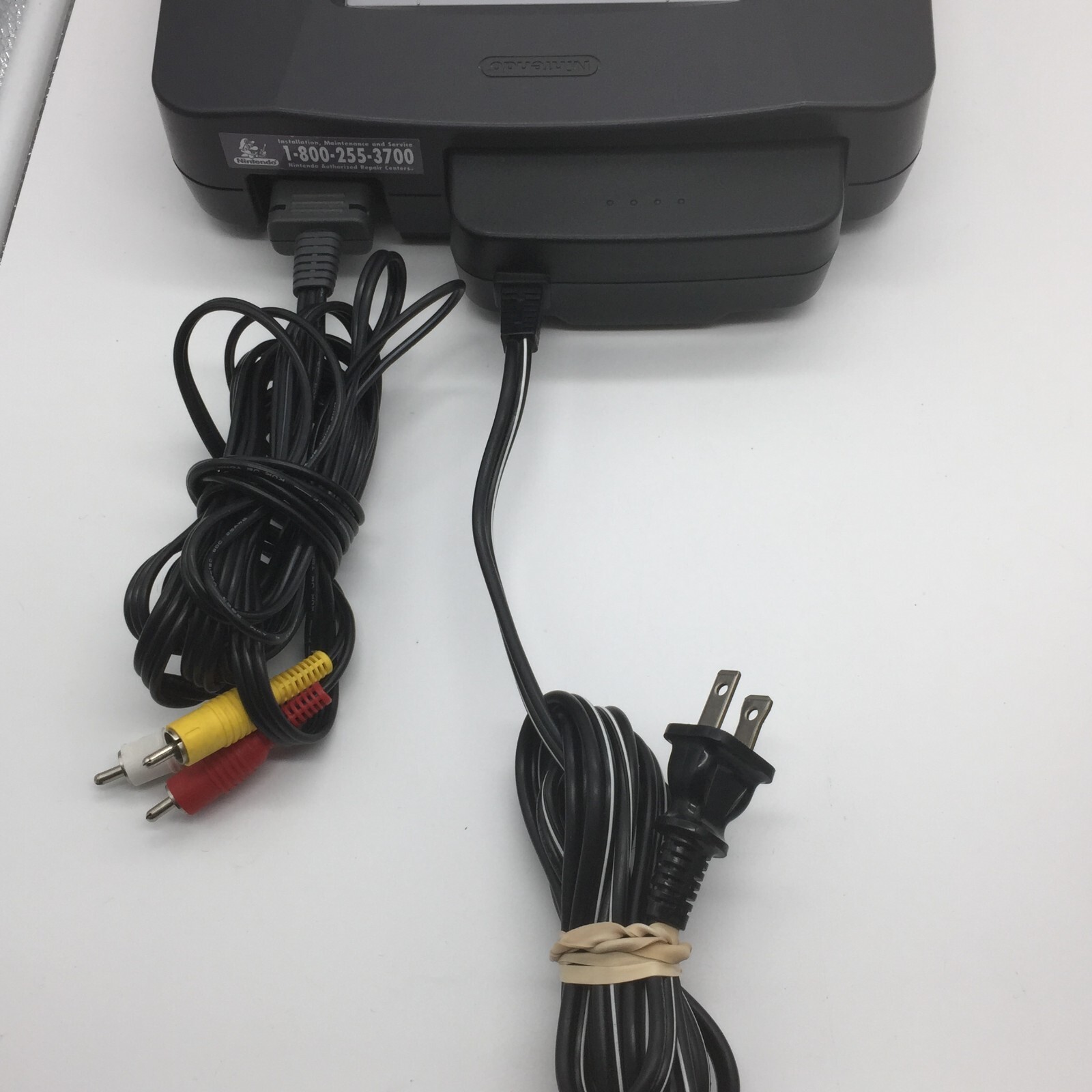 N64 Nintendo 64 Console With OEM Controller/Cables Tested Free Shipping