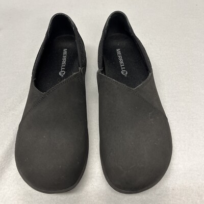 Merrell Performance Footwear Shoes Black Suede Slip On  display picture 3