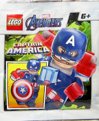 Super State foil 英語版 4枚➕ゆうパケットミニ LEGO 242212 Super Heroes Captain America Foil Pack #2 | eBay