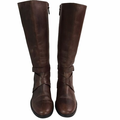 Cole Haan Size 7 Brown Leather Riding Boot Western  display picture 3