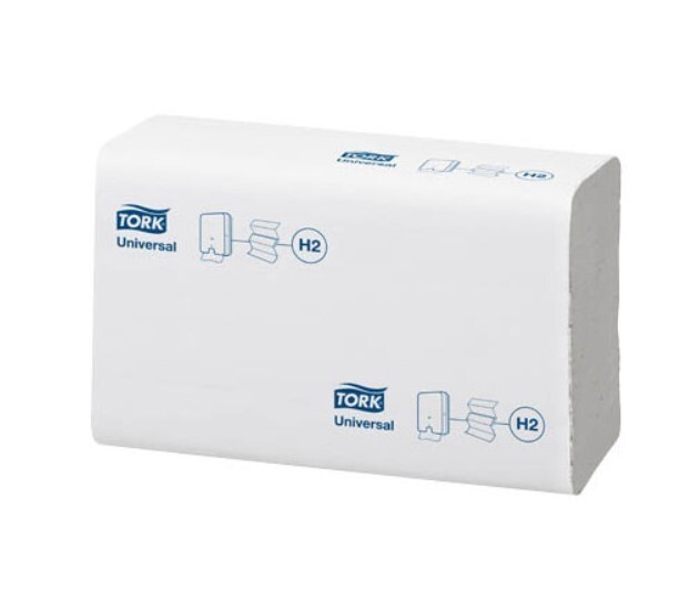 Tork 150299 Xpress Multifold-Handtücher Handtuchpapier H2 weiß 2-lag,4.740 Blatt
