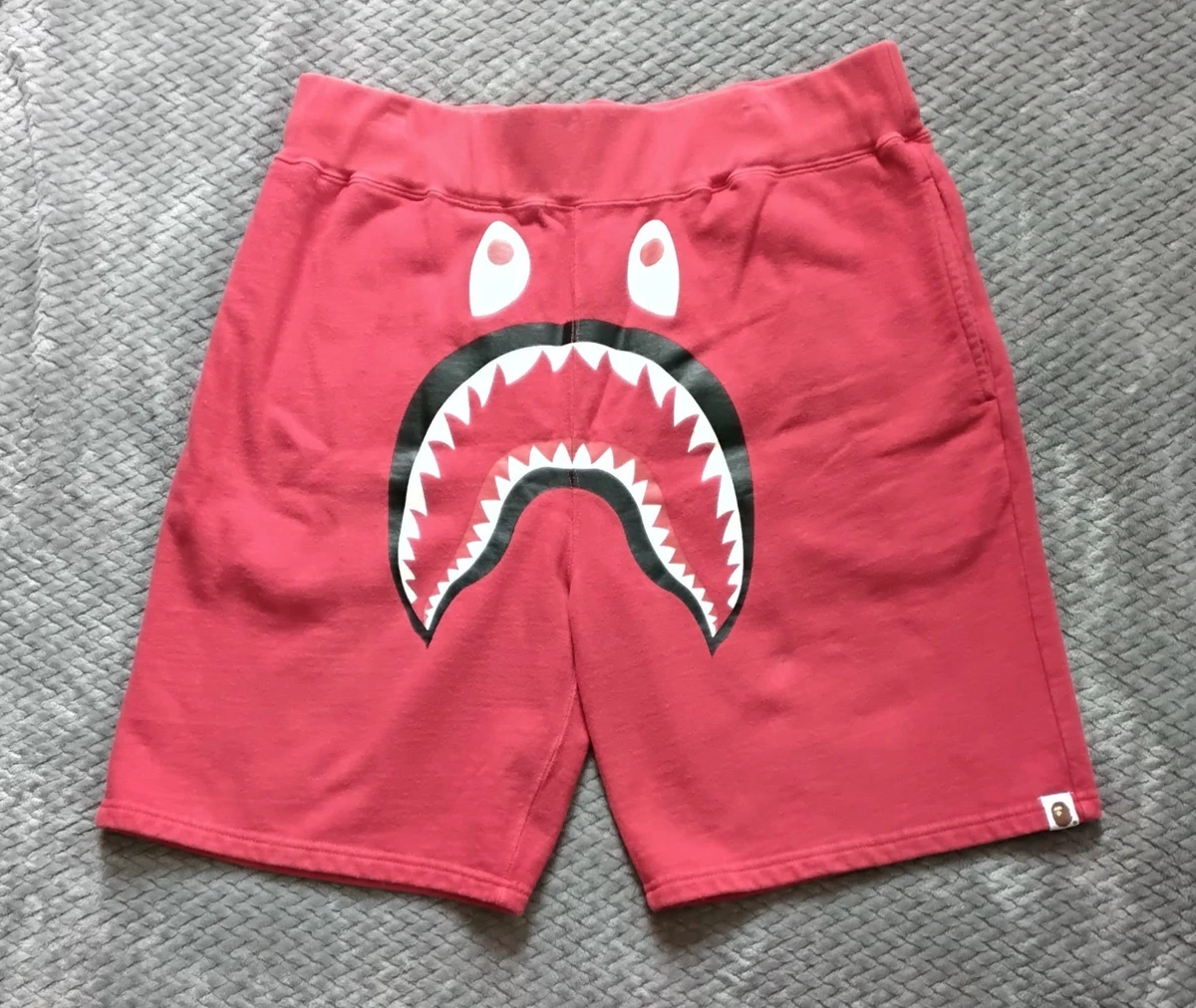 A Bathing Ape Red Cotton Shorts for Men for sale | eBay