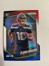 2025 Panini Prizm Red White & Blue Prizm Elijah Arroyo RC Seattle Seahawks