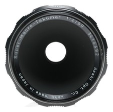 Super-Macro-Takumar 1:4/50 Pentax Asahi f/4 close focus vintage SLR lens