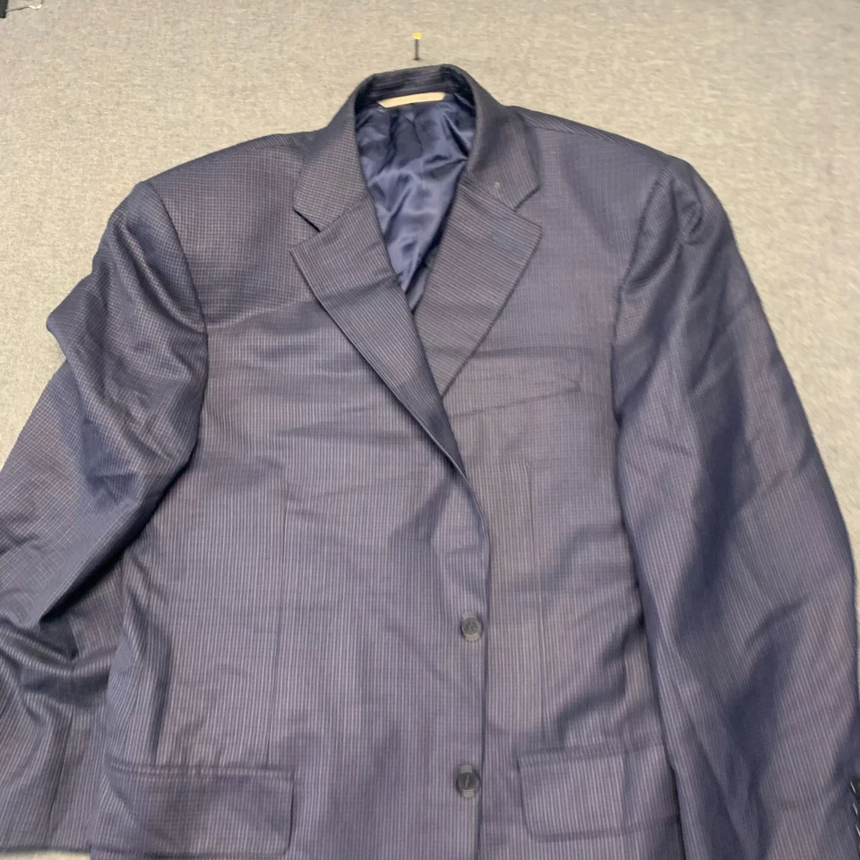 Blazer para hombre Canali 1934 talla 54R azul marino abrigo deportivo chaqueta seda lana MB Foto 2 de 4