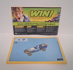 Lego Creator Blue Roadster 6913 100% complete, manuals & box!
