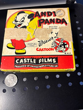 Castle Films Andy Panda Cartoon Animation Film 8mm or 16mm Walter Lantz NR