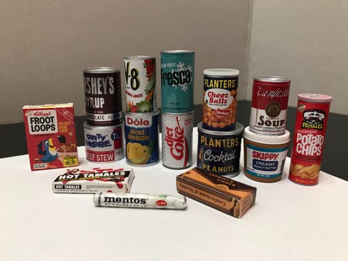 ZURU Mini Brands Retro - Mini Brand Retro Food Miniatures X 15 Pieces