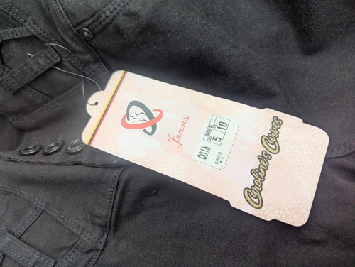 CASUAL CURVES Girls Pants With Side Pockets, Black, USA Size 5, NEW With Tag - Picture 12 of 12