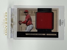 2025 Panini Three and Two Prospect Swatches Christian Moore /49 PS-CM LA Angels